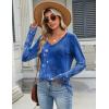 imageZeagoo Long Sleeve Tops for Women Casual V Neck Shirt Loose Fall Basic Tee Dressy Work Blouses 2025Mz845