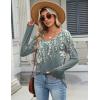 imageZeagoo Long Sleeve Tops for Women Casual V Neck Shirt Loose Fall Basic Tee Dressy Work Blouses 2025Wf71