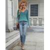 imageZeagoo Long Sleeve Tops for Women Casual V Neck Shirt Loose Fall Basic Tee Dressy Work Blouses 2025Xh363