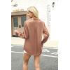 imageZeagoo Satin Blouses for Women Silk Button Down Shirts Long Sleeve Business Casual TopsToffee
