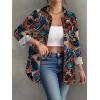 imageZeagoo Womens Button Down Shirt Long Sleeve Blouse Business Work Tops Dressy Casual Floral Printed Outfits with PocketCx255
