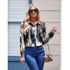 imageZeagoo Womens Button Down Shirt Long Sleeve Blouse Business Work Tops Dressy Casual Floral Printed Outfits with PocketCzr220