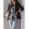imageZeagoo Womens Button Down Shirt Long Sleeve Blouse Business Work Tops Dressy Casual Floral Printed Outfits with PocketCzr220