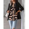 imageZeagoo Womens Button Down Shirt Long Sleeve Blouse Business Work Tops Dressy Casual Floral Printed Outfits with PocketJh308
