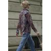 imageZeagoo Womens Button Down Shirt Long Sleeve Blouse Business Work Tops Dressy Casual Floral Printed Outfits with PocketMz721