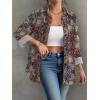 imageZeagoo Womens Button Down Shirt Long Sleeve Blouse Business Work Tops Dressy Casual Floral Printed Outfits with PocketPa222
