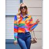 imageZeagoo Womens Button Down Shirt Long Sleeve Blouse Business Work Tops Dressy Casual Floral Printed Outfits with PocketPa232