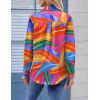 imageZeagoo Womens Button Down Shirt Long Sleeve Blouse Business Work Tops Dressy Casual Floral Printed Outfits with PocketPa232