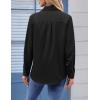 imageZeagoo Womens Button Down Shirt Long Sleeve Blouse Business Work Tops Dressy Casual Floral Printed Outfits with PocketZblack