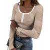 Stripe Brown White