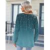 imageZeagoo Fall Tops for Women Long Sleeve Button Up Shirts Floral Tunics V Neck Pullover BlouseBlue Floral