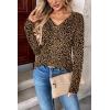 imageZeagoo Women Long Sleeve Tops Dressy Casual V Neck Tshirts Basics Tee 2025 Fall Trendy ClothesAn136