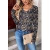 imageZeagoo Women Long Sleeve Tops Dressy Casual V Neck Tshirts Basics Tee 2025 Fall Trendy ClothesMz869