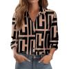 imageZeagoo Womens Button Down Shirts Business Casual Work Blouses Fall Clothes Spring Floral Long Sleeve Dress Tops