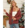 imageZeagoo Flannel Shirt Women Button Down Long Sleeve Plaid Shirts Collared 2025 Casual Work Tops S2XLGw65