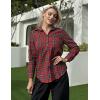imageZeagoo Flannel Shirt Women Button Down Long Sleeve Plaid Shirts Collared 2025 Casual Work Tops S2XLGz138