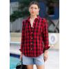 imageZeagoo Flannel Shirt Women Button Down Long Sleeve Plaid Shirts Collared 2025 Casual Work Tops S2XLGz440