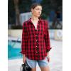 imageZeagoo Flannel Shirt Women Button Down Long Sleeve Plaid Shirts Collared 2025 Casual Work Tops S2XLGz440