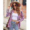 imageZeagoo Flannel Shirt Women Button Down Long Sleeve Plaid Shirts Collared 2025 Casual Work Tops S2XLGz720
