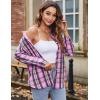 imageZeagoo Flannel Shirt Women Button Down Long Sleeve Plaid Shirts Collared 2025 Casual Work Tops S2XLGz720