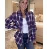 imageZeagoo Flannel Shirt Women Button Down Long Sleeve Plaid Shirts Collared 2025 Casual Work Tops S2XLGz826