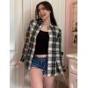 imageZeagoo Flannel Shirt Women Button Down Long Sleeve Plaid Shirts Collared 2025 Casual Work Tops S2XLGz933
