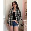 imageZeagoo Flannel Shirt Women Button Down Long Sleeve Plaid Shirts Collared 2025 Casual Work Tops S2XLGz933