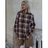 imageZeagoo Flannel Shirt Women Button Down Long Sleeve Plaid Shirts Collared 2025 Casual Work Tops S2XLGz936