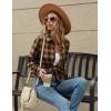 imageZeagoo Flannel Shirt Women Button Down Long Sleeve Plaid Shirts Collared 2025 Casual Work Tops S2XLGz937