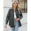 imageZeagoo Flannel Shirt Women Button Down Long Sleeve Plaid Shirts Collared 2025 Casual Work Tops S2XLGz939