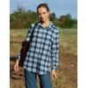 imageZeagoo Flannel Shirt Women Button Down Long Sleeve Plaid Shirts Collared 2025 Casual Work Tops S2XLGz969