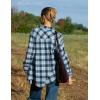 imageZeagoo Flannel Shirt Women Button Down Long Sleeve Plaid Shirts Collared 2025 Casual Work Tops S2XLGz969