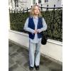 imageZeagoo Striped Button Down Shirts for Women Casual Loose Long Sleeve Shirts Business Work Tunic TopBlue