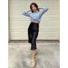 imageZeagoo Striped Button Down Shirts for Women Casual Loose Long Sleeve Shirts Business Work Tunic TopBlue