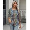 imageZeagoo 34 Length Sleeve Women Tops Crew Neck Blouses Dressy Casual Summer T Shirts Loose Fit Business Work ClothesMz779