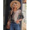 imageZeagoo Long Sleeve Shirts for Women Casual V Neck Fall Tops Dressy Summer Work Blouses ClothesMulticolor 278