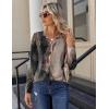 imageZeagoo Long Sleeve Shirts for Women Casual V Neck Fall Tops Dressy Summer Work Blouses ClothesMulticolor 278