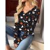 imageZeagoo Women Long Sleeve Tops Dressy Casual V Neck Tshirts Basics Tee 2025 Fall Trendy ClothesWs36