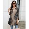 imageZeagoo Women Tops 34 Sleeve Dressy Casual Plus Size Tunics to Wear with Leggings Swing Flare TShirt Loose Blouses S3XLMulticolorcx278