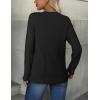imageZeagoo Womens Sweaters Long Sleeve Tops Crew Neck Knit Pullover Sweaters Fall Fashion 2025 Dressy Casual Basic ClothesA Black