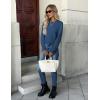 imageZeagoo Womens Sweaters Long Sleeve Tops Crew Neck Knit Pullover Sweaters Fall Fashion 2025 Dressy Casual Basic ClothesA Royal Blue