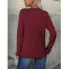imageZeagoo Womens Sweaters Long Sleeve Tops Crew Neck Knit Pullover Sweaters Fall Fashion 2025 Dressy Casual Basic ClothesA Wine Red