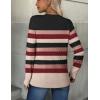 imageZeagoo Womens Sweaters Long Sleeve Tops Crew Neck Knit Pullover Sweaters Fall Fashion 2025 Dressy Casual Basic ClothesColorblock 229