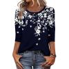 Sf103-navy Blue Leaves