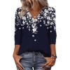 imageZeagoo Women Long Sleeve Tops Dressy Casual V Neck Tshirts Basics Tee 2025 Fall Trendy ClothesSf103