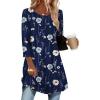 Navy Blue Flowers-bf318