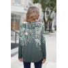 imageZeagoo Long Sleeve Shirts for Women Fall Fashion Dressy Casual Blouses Trendy Pleated Tunic Tops for Leggings 2025Gray Printwf71