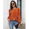 imageZeagoo Womens Tops Puff Long Sleeve Shirts Dressy Casual Crew Neck Pleated Summer Fall Work Blouses S3XLMz867