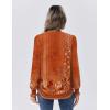 imageZeagoo Womens Tops Puff Long Sleeve Shirts Dressy Casual Crew Neck Pleated Summer Fall Work Blouses S3XLMz867