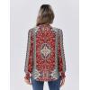imageZeagoo Womens Tops Puff Long Sleeve Shirts Dressy Casual Crew Neck Pleated Summer Fall Work Blouses S3XLMz870